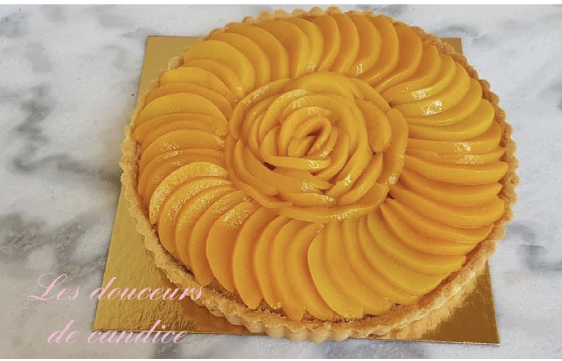 TARTE AUX PÊCHES (au sirop) – Les douceurs de Candice